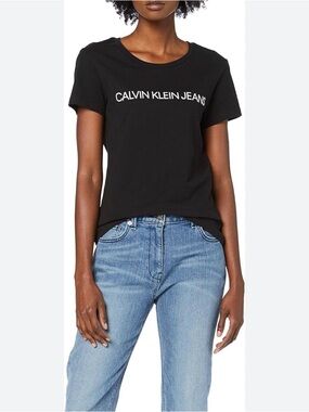 Calvin Klein Jeans Tee | S | Black